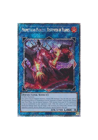 Promethean Princess, Bestower of Flames (V.4 - Platinum Secret Rare)