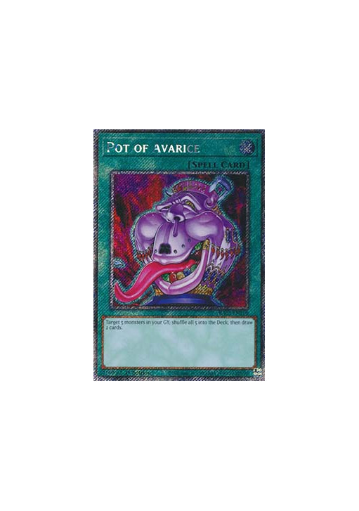Pot of Avarice (V.1 - Platinum Secret Rare)