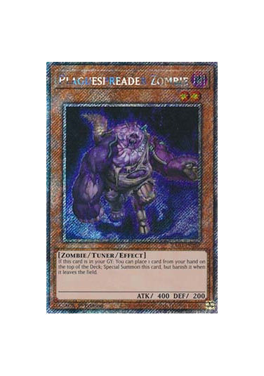 Plaguespreader Zombie (V.1 - Platinum Secret Rare)