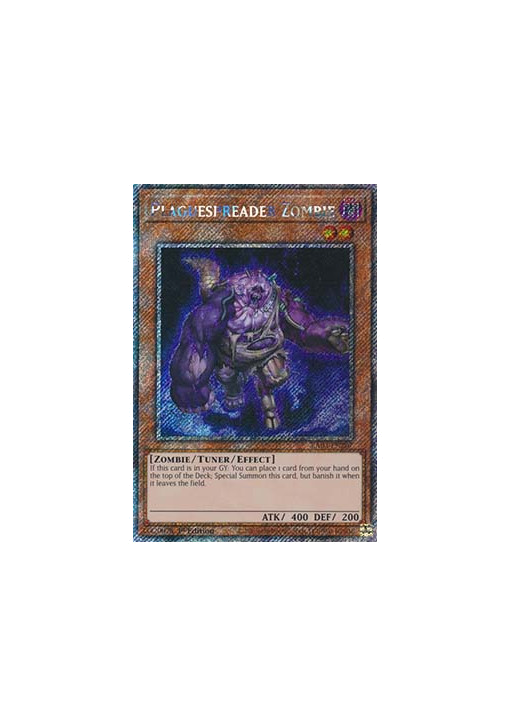 Plaguespreader Zombie (V.1 - Platinum Secret Rare)