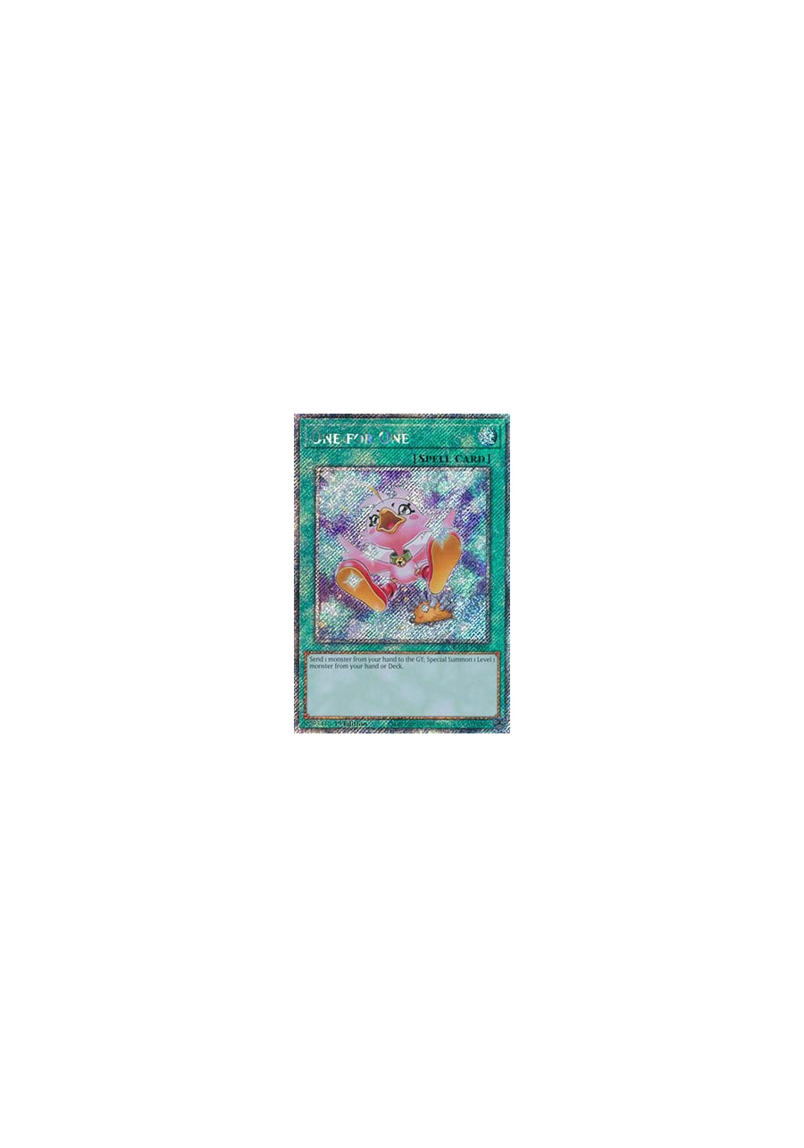 One for One (V.8 - Platinum Secret Rare)