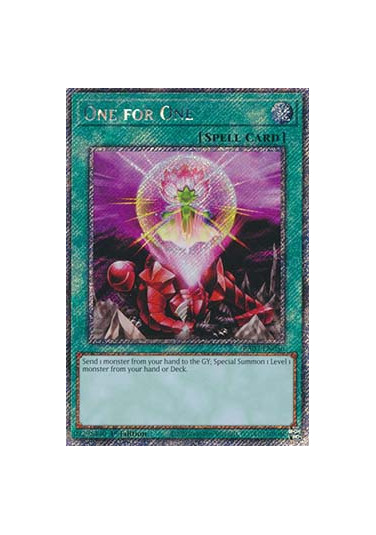 One for One (V.7 - Platinum Secret Rare)
