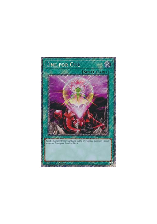 One for One (V.7 - Platinum Secret Rare)
