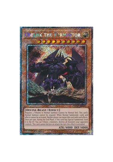 Obelisk the Tormentor (V.1 - Platinum Secret Rare)