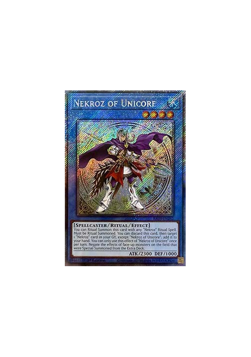 Nekroz of Unicore (V.1 - Platinum Secret Rare)