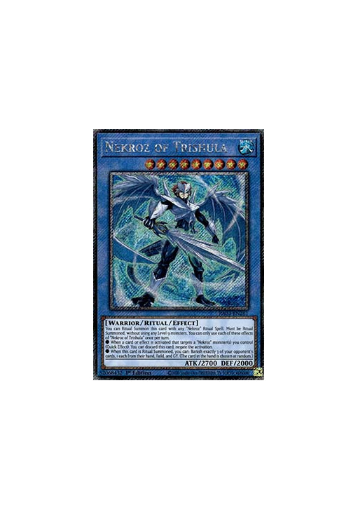 Nekroz of Trishula (V.1 - Platinum Secret Rare)