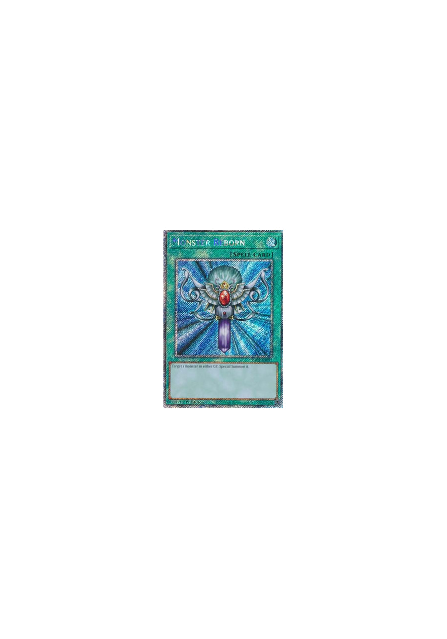 Monster Reborn (V.4 - Platinum Secret Rare)