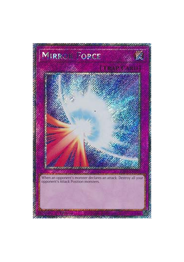 Mirror Force (V.1 - Platinum Secret Rare)