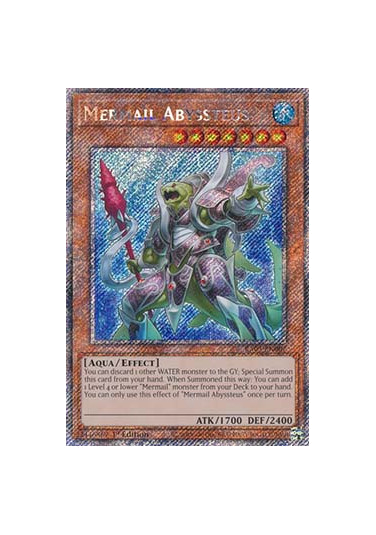 Mermail Abyssteus (V.4 - Platinum Secret Rare)