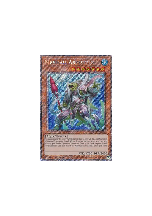 Mermail Abyssteus (V.4 - Platinum Secret Rare)