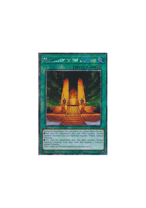 Mausoleum of the Emperor (V.1 - Platinum Secret Rare)