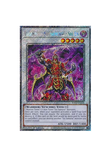 Legendary Six Samurai - Shi En (V.1 - Platinum Secret Rare)