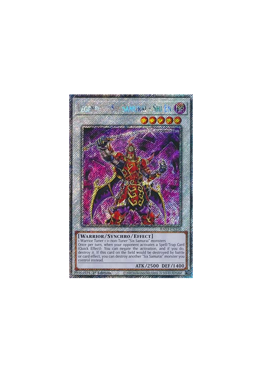 Legendary Six Samurai - Shi En (V.1 - Platinum Secret Rare)