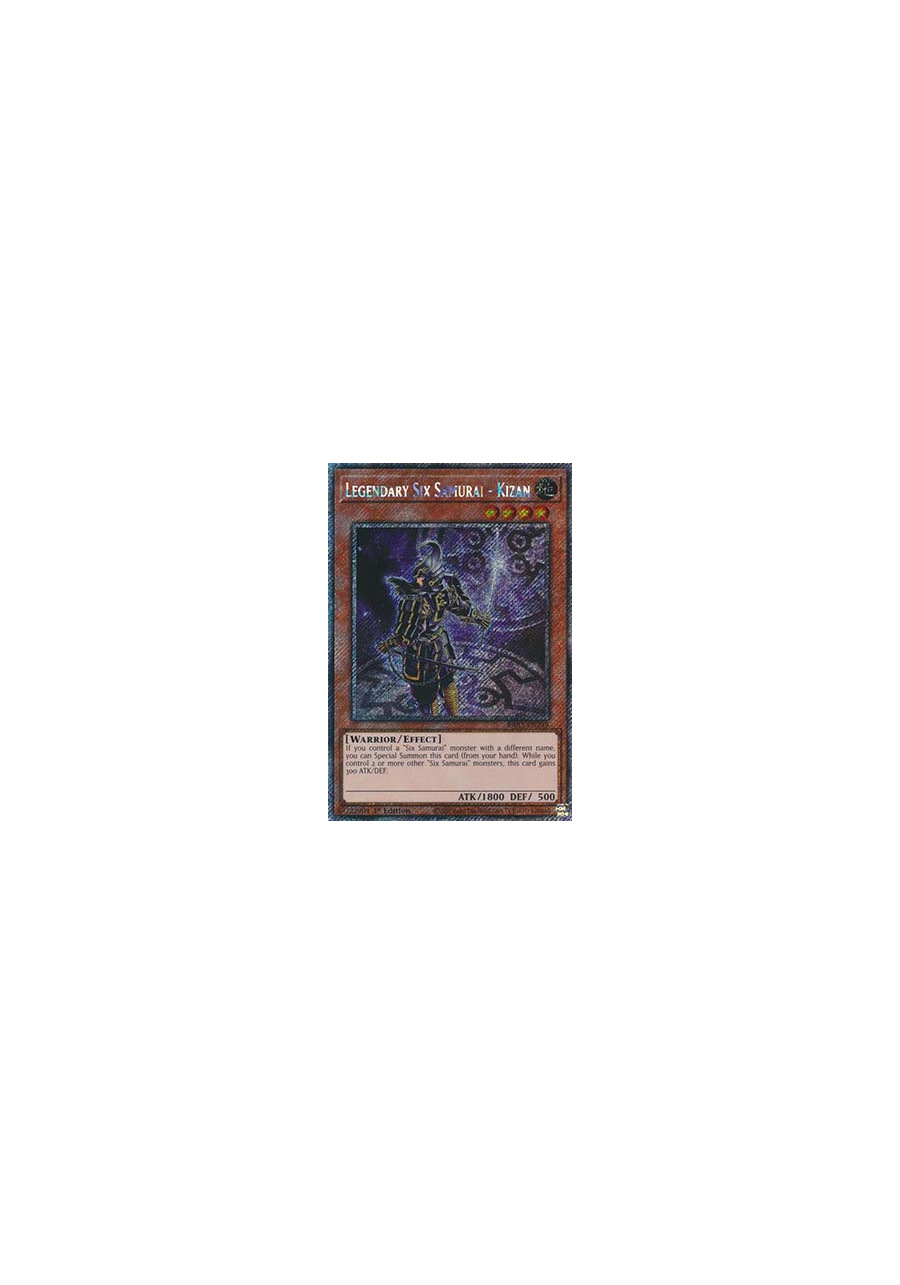 Legendary Six Samurai - Kizan (V.1 - Platinum Secret Rare)