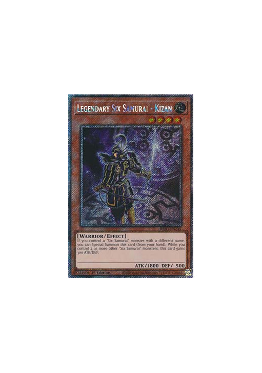 Legendary Six Samurai - Kizan (V.1 - Platinum Secret Rare)
