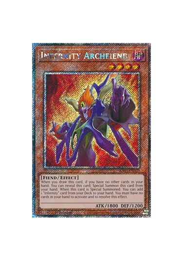 Infernity Archfiend (V.1 - Platinum Secret Rare)