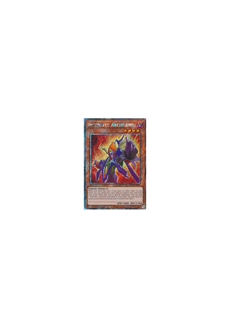 Infernity Archfiend (V.1 - Platinum Secret Rare)