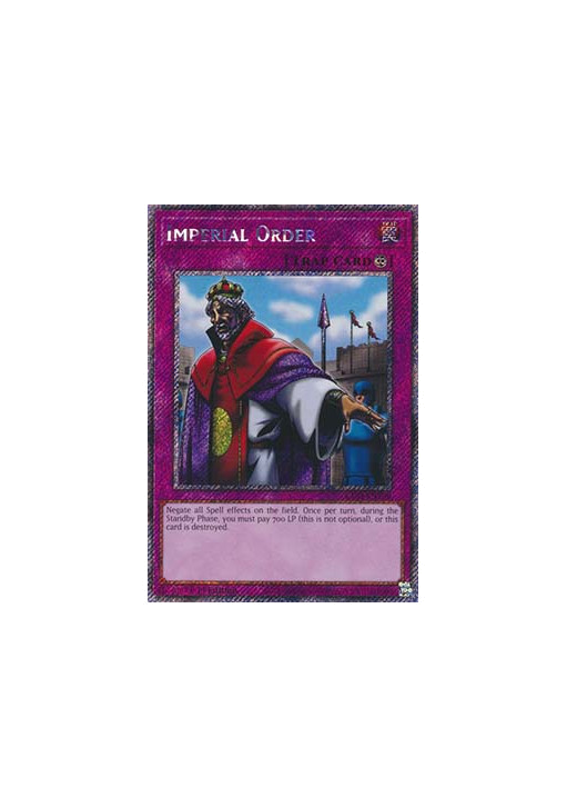 Imperial Order (V.1 - Platinum Secret Rare)