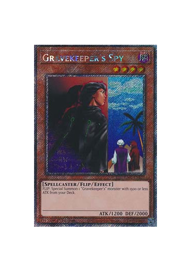 Gravekeeper’s Spy (V.1 - Platinum Secret Rare)