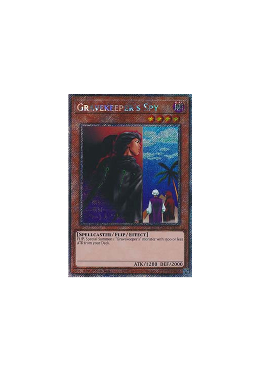 Gravekeeper’s Spy (V.1 - Platinum Secret Rare)