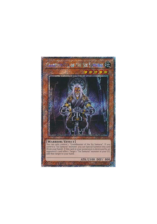 Grandmaster of the Six Samurai (V.1 - Platinum Secret Rare)