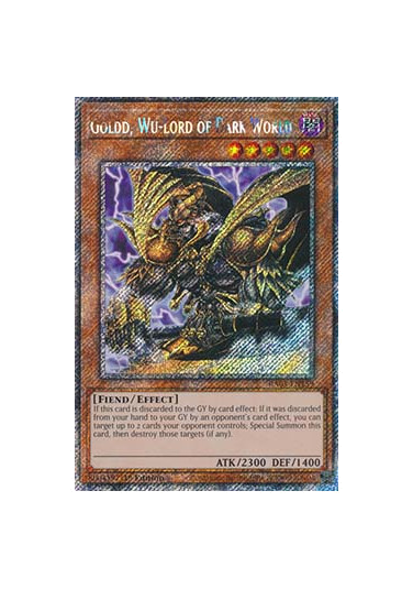Goldd, Wu-Lord of Dark World (V.1 - Platinum Secret Rare)
