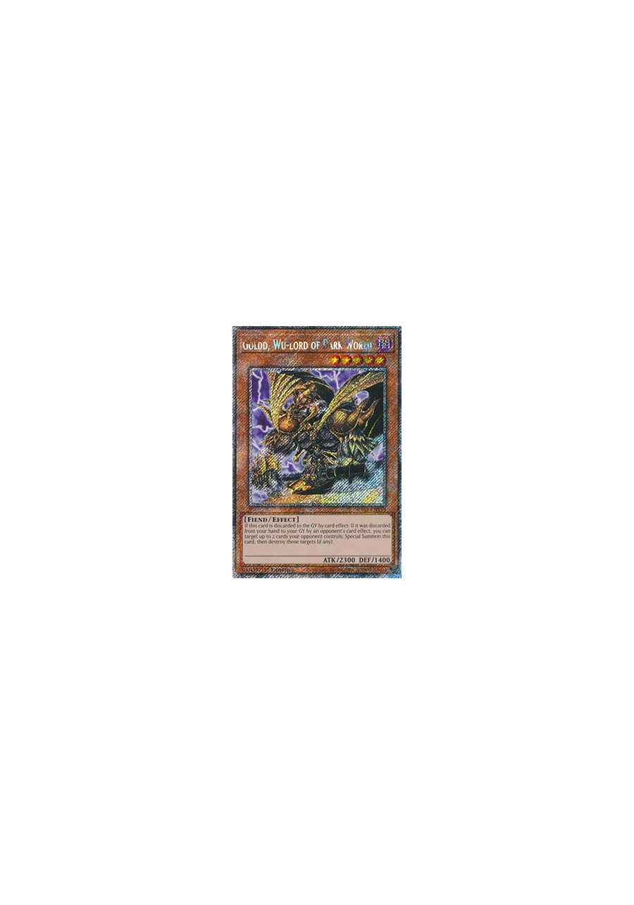 Goldd, Wu-Lord of Dark World (V.1 - Platinum Secret Rare)