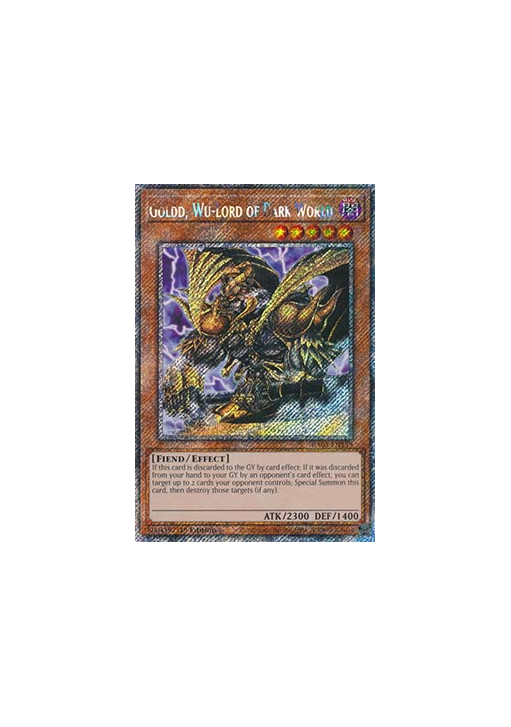 Goldd, Wu-Lord of Dark World (V.1 - Platinum Secret Rare)