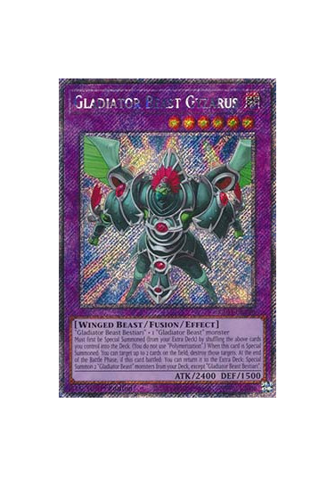 Gladiator Beast Gyzarus (V.1 - Platinum Secret Rare)