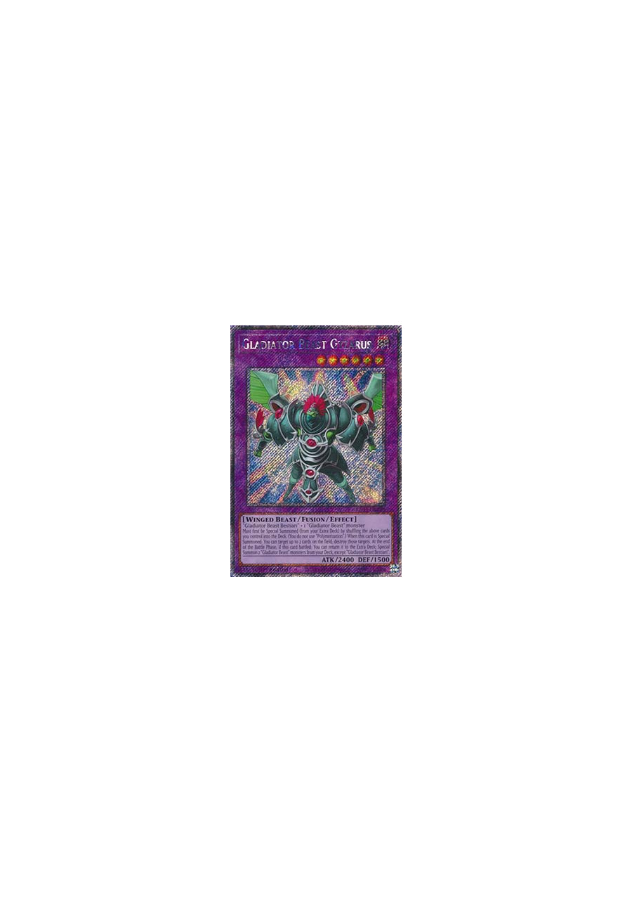 Gladiator Beast Gyzarus (V.1 - Platinum Secret Rare)