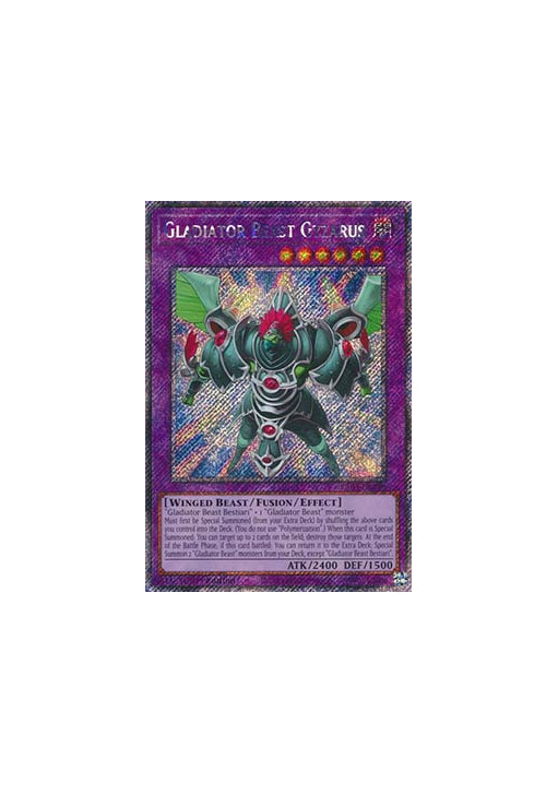 Gladiator Beast Gyzarus (V.1 - Platinum Secret Rare)