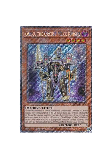 Girsu, the Orcust Mekk-Knight (V.4 - Platinum Secret Rare)