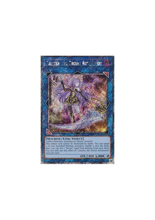 Galatea, the Orcust Automaton (V.4 - Platinum Secret Rare)