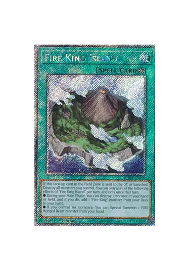 Fire King Island (V.4 - Platinum Secret Rare)