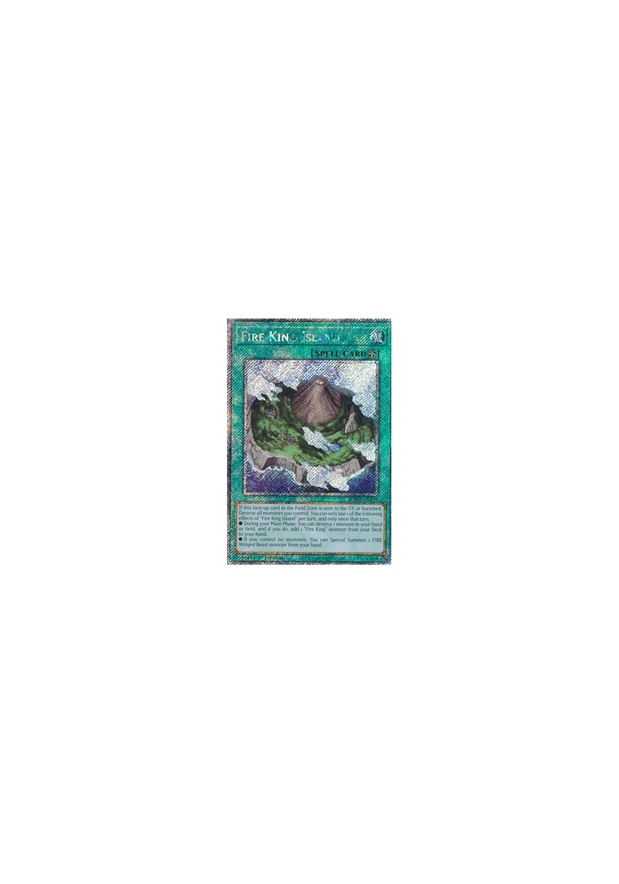 Fire King Island (V.4 - Platinum Secret Rare)