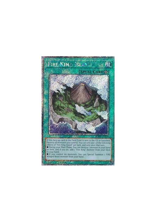 Fire King Island (V.4 - Platinum Secret Rare)