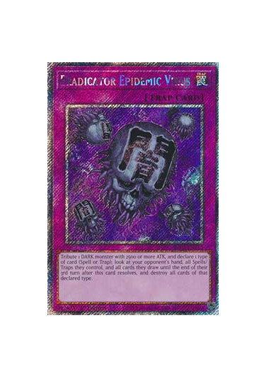 Eradicator Epidemic Virus (V.1 - Platinum Secret Rare)
