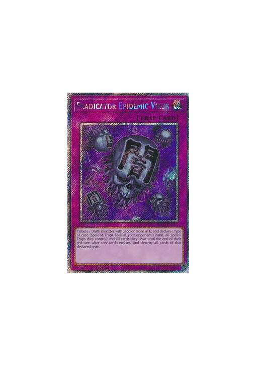 Eradicator Epidemic Virus (V.1 - Platinum Secret Rare)