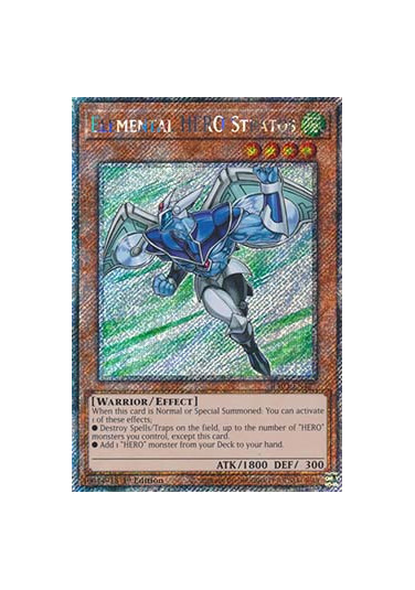 Elemental HERO Stratos (V.1 - Platinum Secret Rare)
