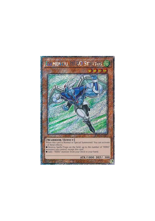 Elemental HERO Stratos (V.1 - Platinum Secret Rare)
