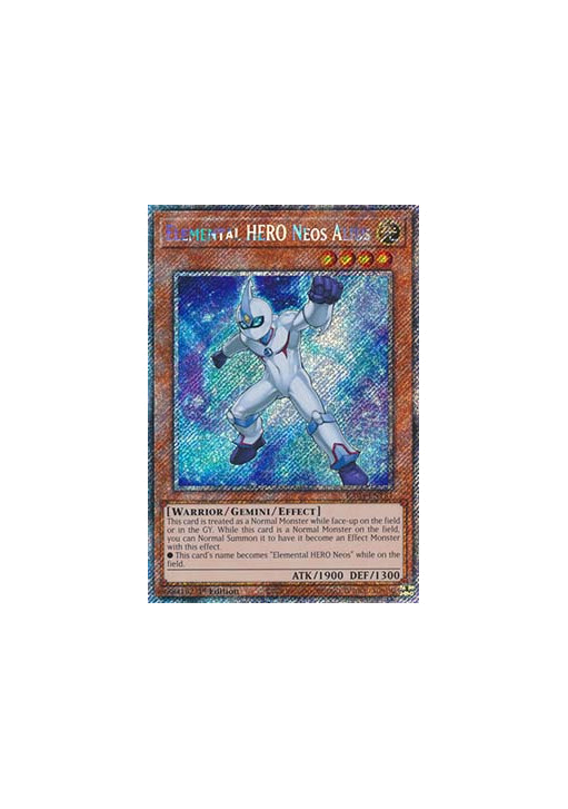 Elemental HERO Neos Alius (V.1 - Platinum Secret Rare)