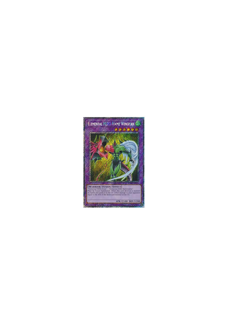 Elemental HERO Flame Wingman (V.1 - Platinum Secret Rare)
