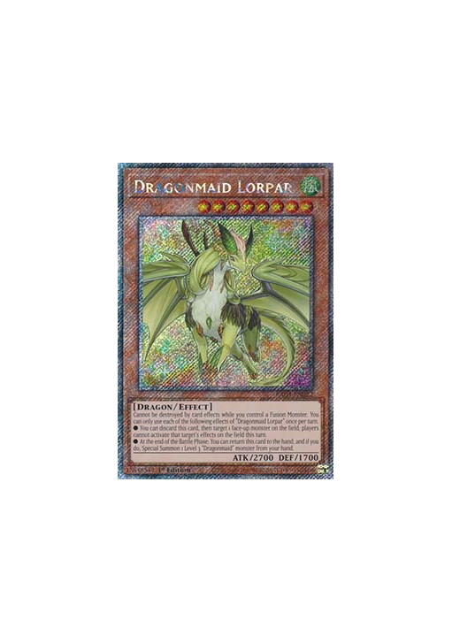 Dragonmaid Lorpar (V.4 - Platinum Secret Rare)