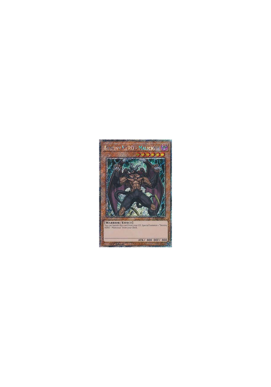 Destiny HERO - Malicious (V.4 - Platinum Secret Rare)