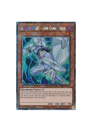 Destiny HERO - Disk Commander (V.1 - Platinum Secret Rare)