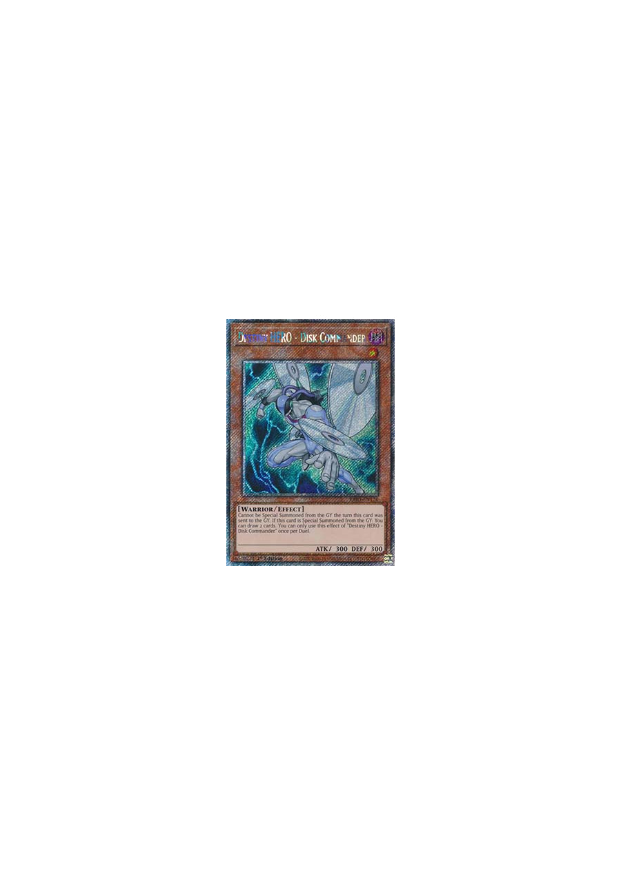 Destiny HERO - Disk Commander (V.1 - Platinum Secret Rare)