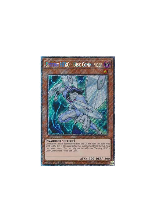 Destiny HERO - Disk Commander (V.1 - Platinum Secret Rare)