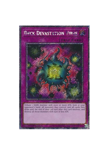 Deck Devastation Virus (V.1 - Platinum Secret Rare)