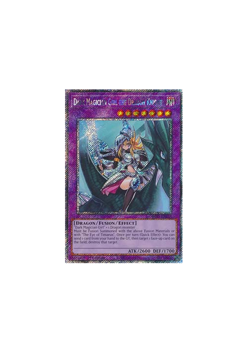 Dark Magician Girl the Dragon Knight (V.1 - Platinum Secret Rare)