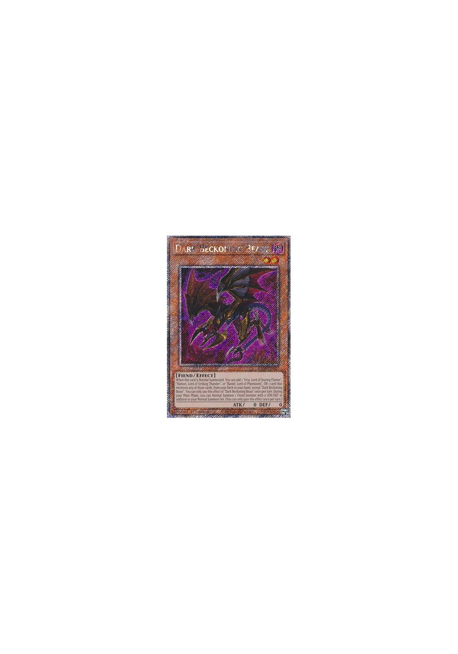 Dark Beckoning Beast (V.4 - Platinum Secret Rare)